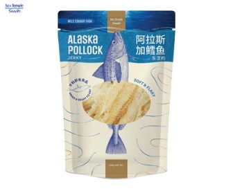 Sea Temple 阿拉斯加鳕鱼干鱼片 250克 Sea Temple 阿拉斯加鳕鱼干鱼片 250克
